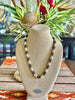 Metallic Brown with Yellow Picasso Dragon Scales Necklace  - 30"