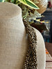 Matte Metallic Brown Dragon Scales Beaded Kumihimo Lei  - 30"-32"