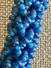 Midnight Blue Edo Blended Necklace Lei - 27"