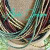 Yellow Picasso Hawaiian Forbidden Island Inspired Tiered Strands - 140"