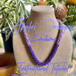 Kumihimo Instructional Pattern Level 1 - (YouTube Video Tutorial - Cla ...