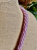 Hawaiian Beaded Oimatsu Necklace Lei - Pink Rainbow (25")