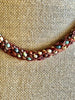 Picasso Multi-Colored "Oimatsu" Braided Necklace with Rust Toned Cords- 17"