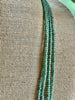 Sea Foam Green Picasso Hawaiian Forbidden Island Inspired Tiered Strands - 140"