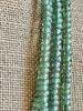 Sea Foam Green Picasso Hawaiian Forbidden Island Inspired Tiered Strands - 140"