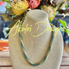 Yellow and Sea Form Green Picasso Hawaiian Inspired Necklace Lei - 27"