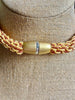 Hawaiian Beaded Necklace Oimatsu Lei - Sun Glow Orange  (29")