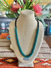 Blended Hawaiian Beaded Necklace Rope™ - Teal and Black (27")