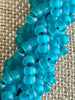 Teal and Black Edo Blended Necklace Lei - 24"