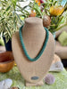 Hawaiian Beaded Necklace Rope™ - Teal and Grey (27")