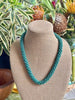 Hawaiian Beaded Necklace Rope™ - Teal and Grey (27")
