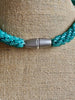 Hawaiian Beaded Necklace Rope™ -Teal and Sky Blue (27")
