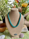 Hawaiian Beaded Necklace Rope™ -Teal and Sky Blue (27")