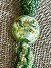 Humpback Whale Green Pendent Necklace  - 34"