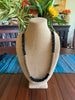 Merrie Monarch Inspired Black with Brown Picasso Segmented Dragon Scale  - 35"