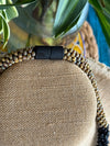 Merrie Monarch Inspired Black with Brown Picasso Segmented Dragon Scale  - 35"