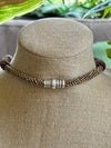 Two-toned Brown "Forbidden Island" Rizo Bead (Lilikoi) Lei Necklace -30” (Custom Orders Only)