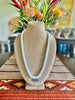 Glossy Pearl White Necklace Wedding Lei (women or men) - 34" (smooth finish)