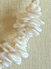 White Wedding Rose Petal Beaded Hawaiian Lei Mini (5 Cluster)  - 20"