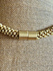 Picasso Yellow w/ round glass beads (Straw Toned) Necklace Lei  - 24"