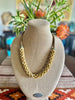 Yellow and Brown Picasso Edo Blended Necklace Lei - 27"