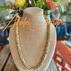 Picasso Yellow Dragon Scales Necklace (with 6/0 ends)  - 33"