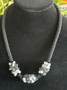 Japanese Kumihimo Zebra Pattern Necklace- 22"