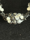 Japanese Kumihimo Zebra Pattern Necklace- 22"