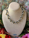 Gold, Silver & Black Metallic Fiber & Hat Band- 21"