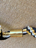 Black, Gold and Silver Metallic Fiber & Hat Band- 20"
