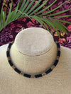 Hawai’i Inspired Kumihimo Necklace - Lava Black with Brown Earth Tones - 18”