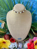 "Forbidden Island" Inspired Kumihimo Choker Necklace - 14" with gold toned magnet