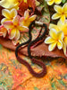 KIT -Hawaiian Nani Lei Glass Bead Necklace - Red Picasso “Rizo” Beads with Black Picasso