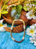 Hawai’i Inspired "Forbidden Island" Choker Necklace with Red Focal Section - 14"