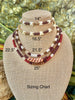 Black & Blue Orchid Lei Necklace - 23"