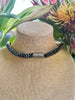 Black, Red & Yellow, Brown Picasso Island Style Necklace - 26"