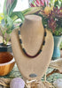 Black, Red & Yellow, Brown Picasso Island Style Necklace - 26"