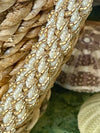 Hawaiian Beaded Necklace Rope™ - Dyed Butter Cream and Bronze (27")