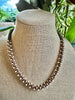 Brown Garden Lupine Necklace Lei - 22”