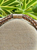 Hawaiian Beaded Necklace Lei - Earth Brown Tones (25")
