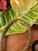KIT-Hawaiian Lei Glass Bead Necklace - Red Picasso “Rizo” Beads with Brown Picasso Beads- 18-21"