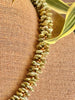 Picasso Green & Gold Picasso Rose Petal Orchid Lei Necklace - 22"