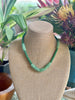 Green Transparent Dragon Scale Necklace Lei - 22”