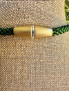 Stunning Green "Sea Urchin" Daggers Necklace Lei - 23”
