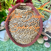 Hawaiian Beaded Necklace Lei Rope - Orange Matte Rainbow (26")