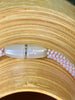 Light Pink Hawaiian Haku Mini (3 Cluster) Lei with Pink Unicorn Beads - 23"