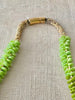 Two-Toned Green Orchid Lei Necklace - 22"