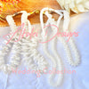 White Wedding Haku Lei Necklace  - 24"