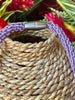 Hawaiian Beaded Necklace Lei - Lavendar and Purple (27")