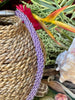 Hawaiian Beaded Necklace Lei - Lavendar and Purple (27")